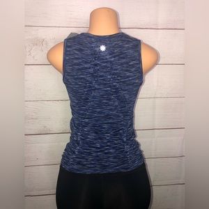 Athleta Fastest Track Space Dye Muscle shirt